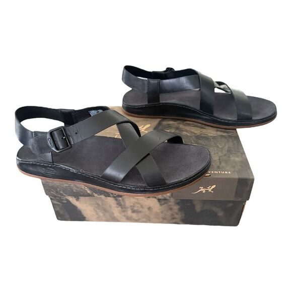 Chaco Wayfarer Black Sandals Premium Comfortable Outdoor Footwear - Picture 3 of 12